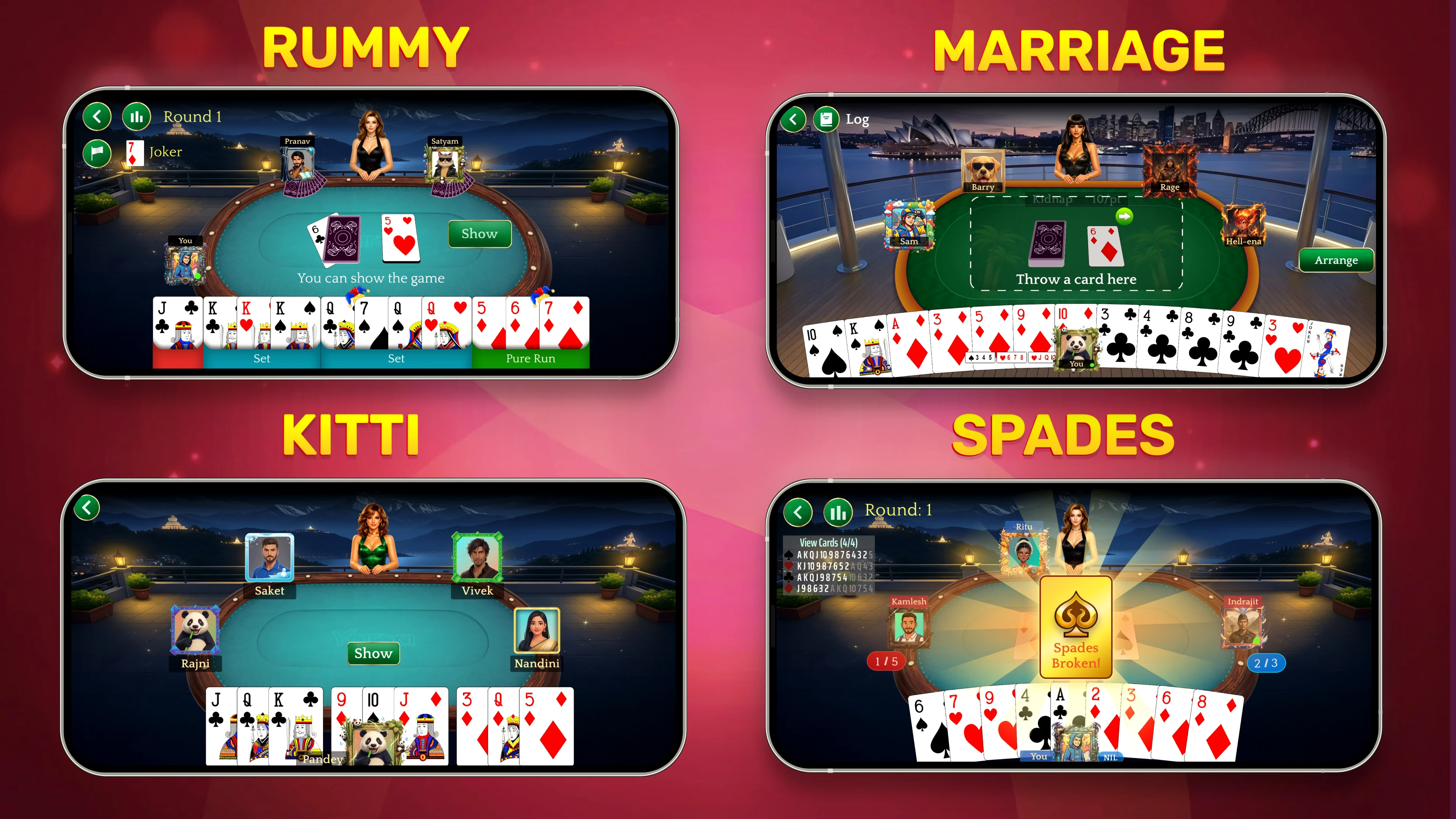 Callbreak, Ludo & 29 Card Game screenshot